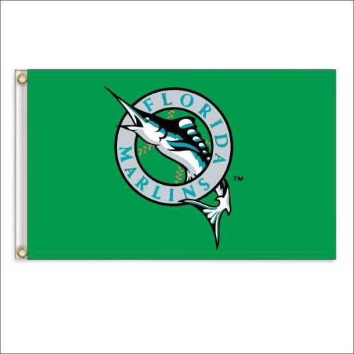 Popular 3x5ft champions Florida Marlins flags banner with custom printed