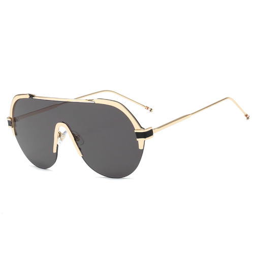 20132 Superhot Eyewear 2019 Fashion Mono Lens Sun glasses Women Half Frame Sunglasses