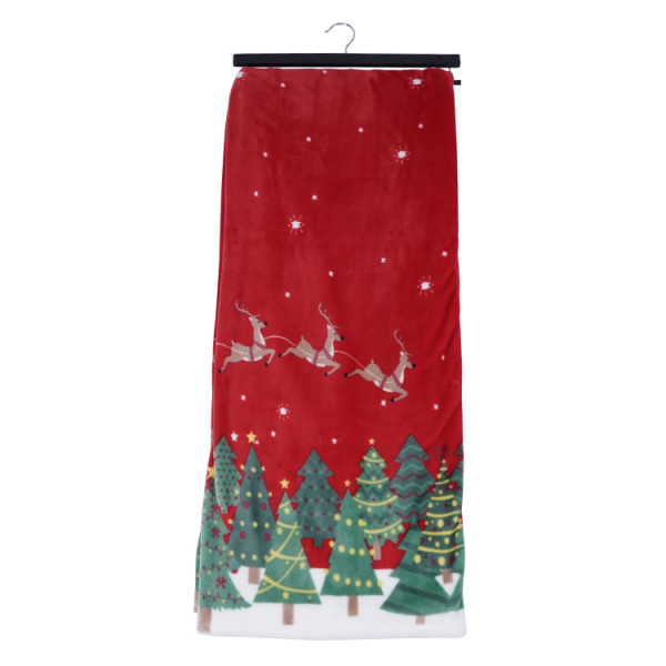 Flannel Printed Blanket Super Soft Blanket Gifts for Christmas