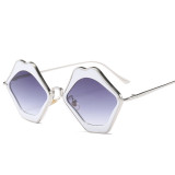 12632 Superhot Eyewear 2019 Fashion Lip Shape Women Sunglasses