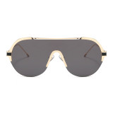 20132 Superhot Eyewear 2019 Fashion Mono Lens Sun glasses Women Half Frame Sunglasses