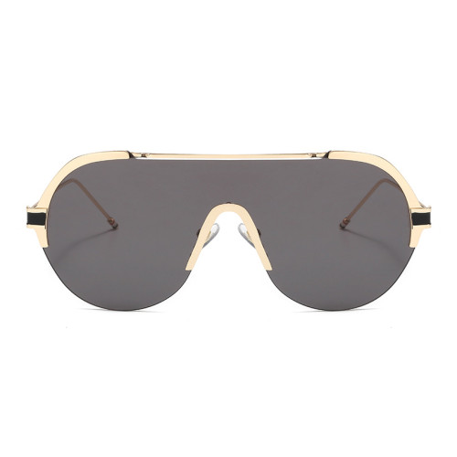 20132 Superhot Eyewear 2019 Fashion Mono Lens Sun glasses Women Half Frame Sunglasses
