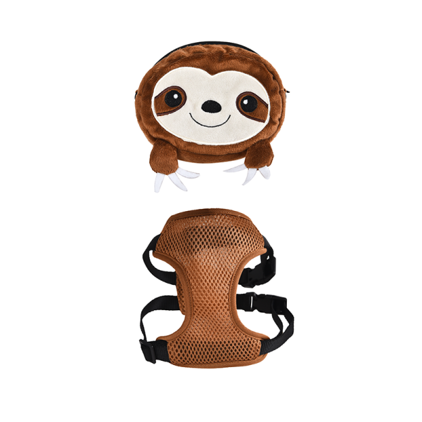 Cute Sloth Shape Bag Pet Walking Breathable Harness Dog Suit