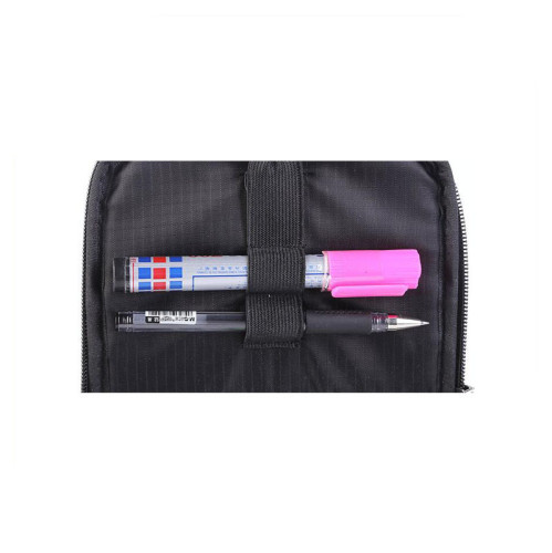 High Quality PU Toilet Bag Travel Men Cosmetic Bag with Front Pocket