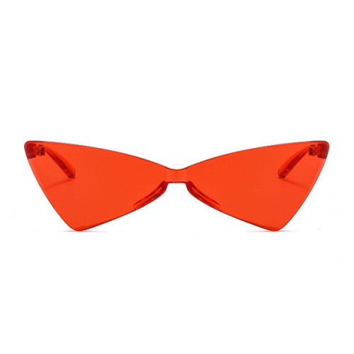 10452 Superhot Eyewear 2018 Cateye Thick Rimless Sun glasses Fashion Candy Cat Eye Sunglasses