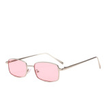 20533 Superhot Eyewear Fashion Men Women Small Metal Rectangle Sunglasses