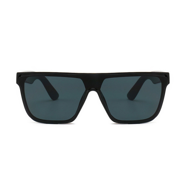 13545 Superhot Eyewear 2019 Fashion Men Women Black Rectangular Shield Shades Flat Top Sunglasses