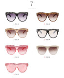 Superhot Eyewear 12132 Fashion 2021 Women Sun glasses Luxury Oversized Crystal Rhinestone Shades Sunglasses