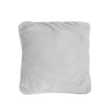 Promotion Customized Flannel Fleece Solid Color 2 in 1 Pillow Travel Blanket