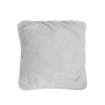 Promotion Customized Flannel Fleece Solid Color 2 in 1 Pillow Travel Blanket