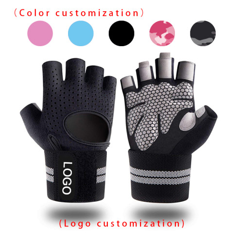 High Quality Half Finger Workout Gloves Hand Custom Gym Gloves