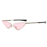 13145 Superhot Eyewear Fashion Women Sun glasses Small Half Frame Cat Eye Sunglasses