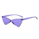 10452 Superhot Eyewear 2018 Cateye Thick Rimless Sun glasses Fashion Candy Cat Eye Sunglasses