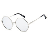 A0332 Superhot Eyewear 2019 Fashion Sun glasses Tinted Lenses Hexagon Metal Sunglasses