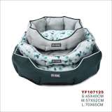 Spring Romantic Pattern Green Pet Sofa Fashion Soft Warm Cozy Cat Dog Sleeping Bed