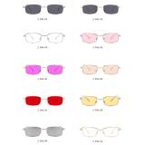 20533 Superhot Eyewear Fashion Men Women Small Metal Rectangle Sunglasses