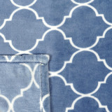 High quality confortable printing plush flannel fleece blanket