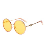 12432 Superhot Eyewear Fashion Women Sun glasses Ladies Pink Cute Round Sunglasses