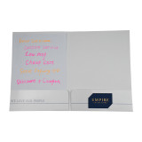 Customise Logo Company Office Meeting A4 Paper File Folder with Business Card Slot