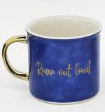 Creative ceramic cup large capacity European style household mug couple personalized coffee cup
