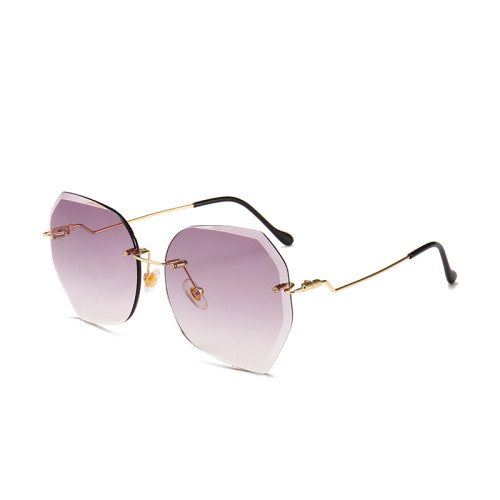 10135 Superhot Eyewear 2019 Fashion Ladies Sun glasses Shades Rimless Women Sunglasses