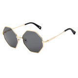 A0332 Superhot Eyewear 2019 Fashion Sun glasses Tinted Lenses Hexagon Metal Sunglasses