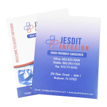 Customized CMYK Full Color Printing Company Office Lab Marketing Paper Document File Folders With Two Pockets