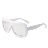 11345 Superhot Eyewear one piece Lens Brand Designer Sun glasses Women Oversized Shield Shades Sunglasses