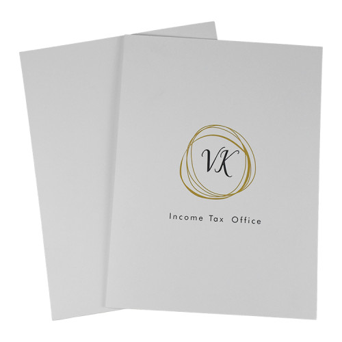 Cheap Custom Printed Logo A4 A5 Paper File Presentation Folder for File and Business Card