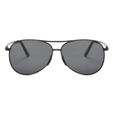 10461 Superhot Eyewear Classic Pilot Style Black Driving Shades Men's Polarized Sunglasses