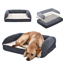 Pet Cushion Bed Sofa Fabric Dog Mat For Large Dogs