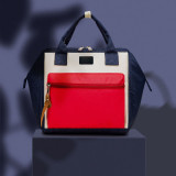 New design fashion mummy tote bags convertible shoulder bags backpack folding travel baby diaper tote bags