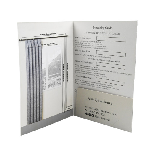Promotional Fashion A4 Size Business Card Pocket Paper File Folder