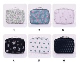 IN STOCK FREE SAMPLE Accept Custom LOGO Large Capacity Beauty Makeup Bag Travel Cosmetic Bag Case for Women PU Cute Makeup Case