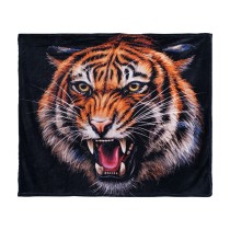 polyester fleece customization high penetration digital sublimation photo printed throw blankets