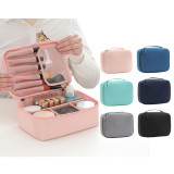 2021 factory wholesale Professional Storage Bag custom Makeup Brush Holder Organizer Multi-function Portable Large Cosmetic bag