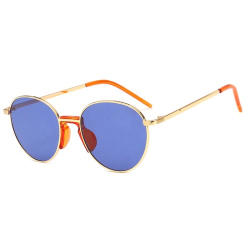 26533 Superhot Eyewear 2019 Retro Vintage Round Metal Sunglasses