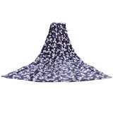 Wholesale elegant knitted flower print cozy flannel fleece blanket
