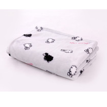 100 polyester cheap price super soft printing flannel fleece blanket for home