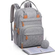 Hot sale custom mommy backpack bags waterproof large folding insulated baby nappy bag diaper bags