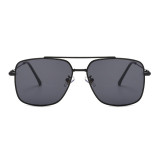 10058 Superhot Eyewear 2019 New Classic Double Bridge Shades Men Black Sunglasses
