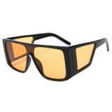 13445 Superhot Eyewear 2019 Fashion Flat Top Large Rectangle Frame Shades Oversized Sunglasses