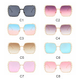 12235 Superhot Eyewear Pearl Square Sun glasses Shades 2019 Fashion Women Sunglasses