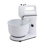 Electrical hand mixer with stainless steel bowls