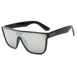 13545 Superhot Eyewear 2019 Fashion Men Women Black Rectangular Shield Shades Flat Top Sunglasses