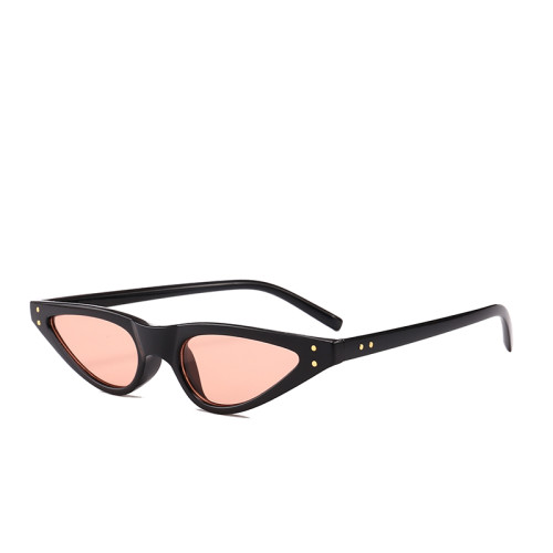 20633 Superhot Eyewear Small Size Rivet Cateye Sun glasses 2018 Triangle Cat Eye Sunglasses