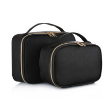 waterproof makeup holder toilet pouch PU cosmetic bag Travel Makeup Case PU Leather Bag