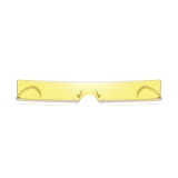 202901 Superhot Eyewear 2019 Fashion Small Rectangle Sun glasses Tinted Lenses Ladies Rimless Sunglasses