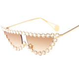 12035 Superhot Eyewear 2019 Fashion Women Sun glasses Rhinestone Cat Eye Sunglasses