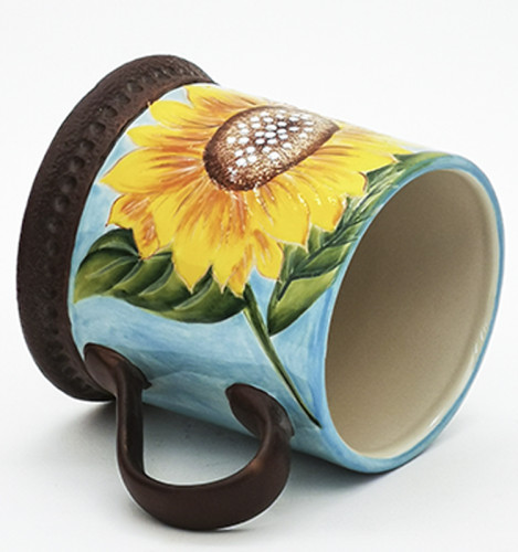 Fast proofing ceramic travel tea mug cup sets customizable mugs ceramics cup 14oz
